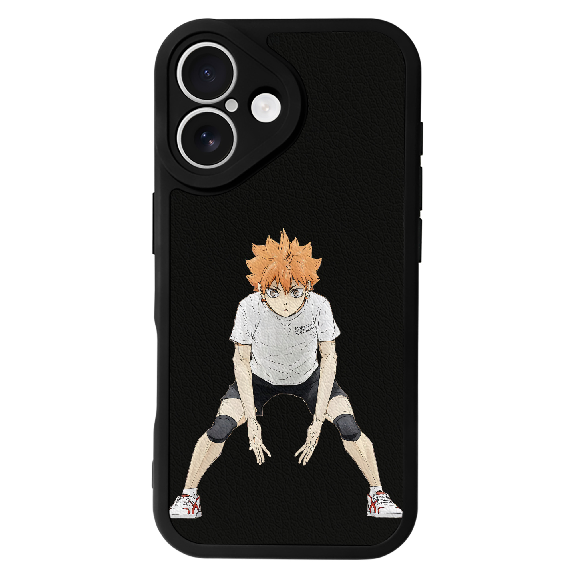 （画像用） ハイキュー!! Haikyu!! 【iPhone 16シリーズ対応】シリコンスマホケース（レザー調） 材質：シリコン
